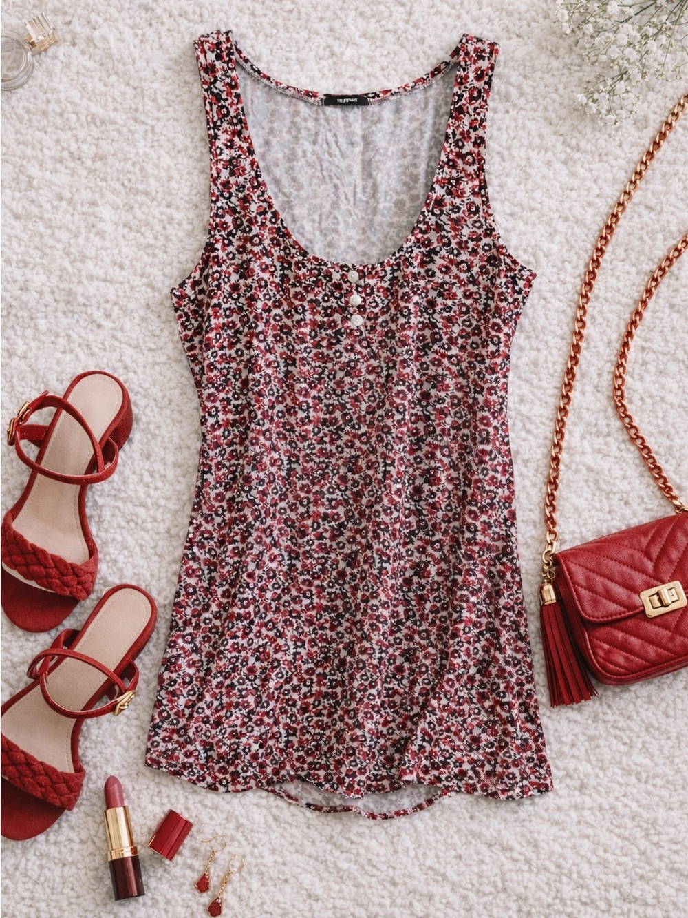 Floral tank top Tezenis M